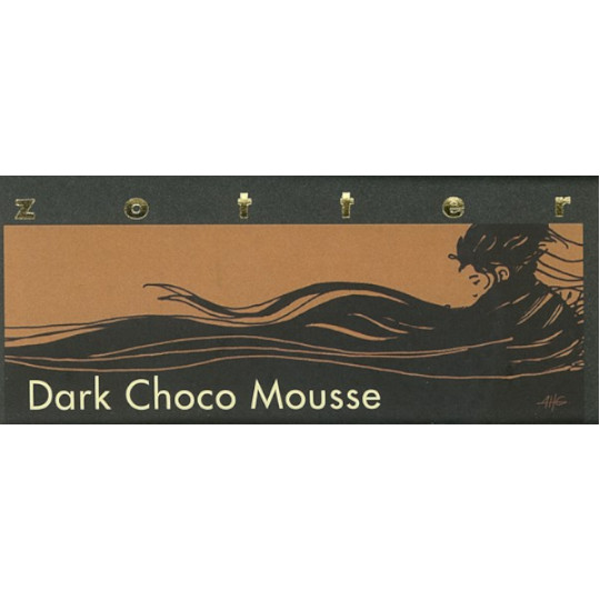zotter hand-scooped Dark Choco Mousse 70% Dark Chocolate Bar 70g